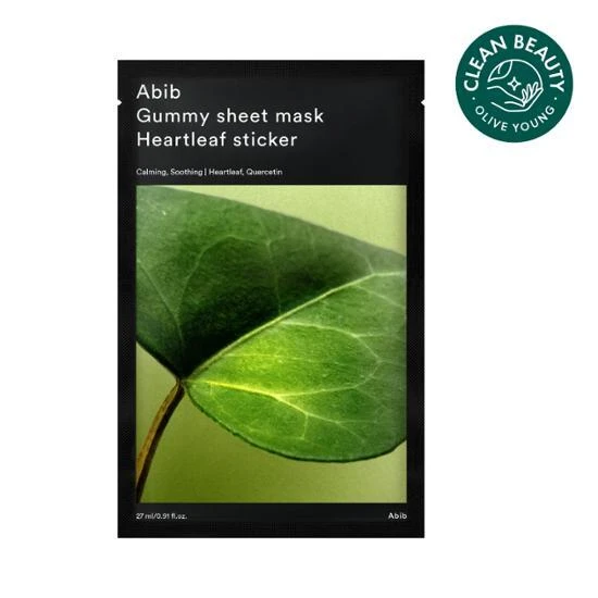 Abib Gummy Sheet Mask Heartleaf Sticker