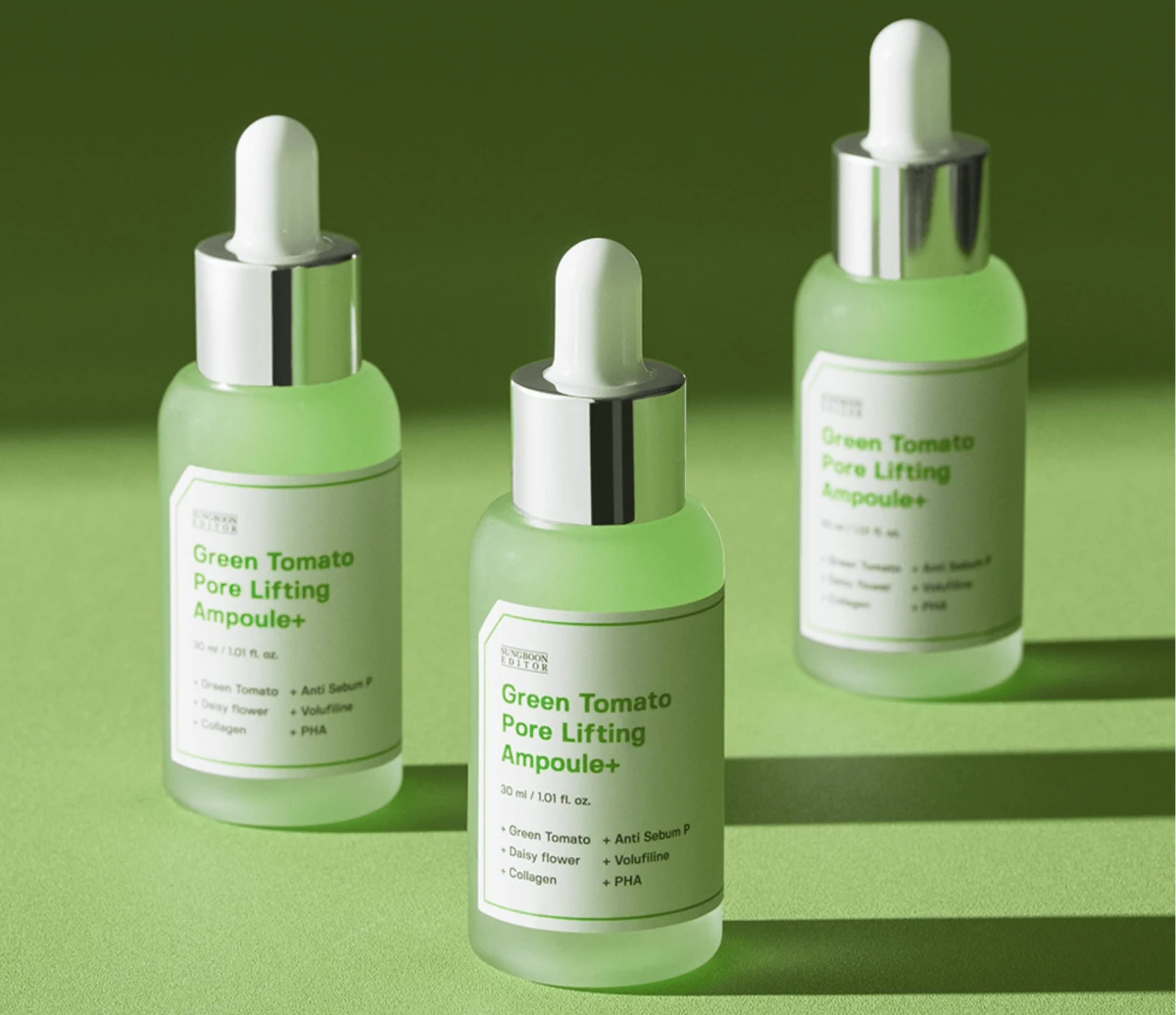 Green tomato ampoule manufactured by Cosmocos