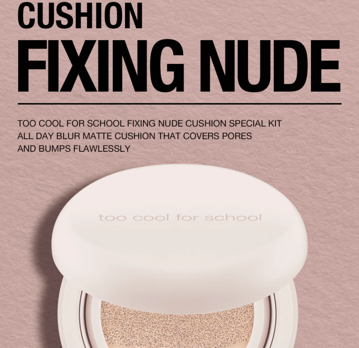 Too Cool for School Fixing Cushion manufactured by Cosmecca