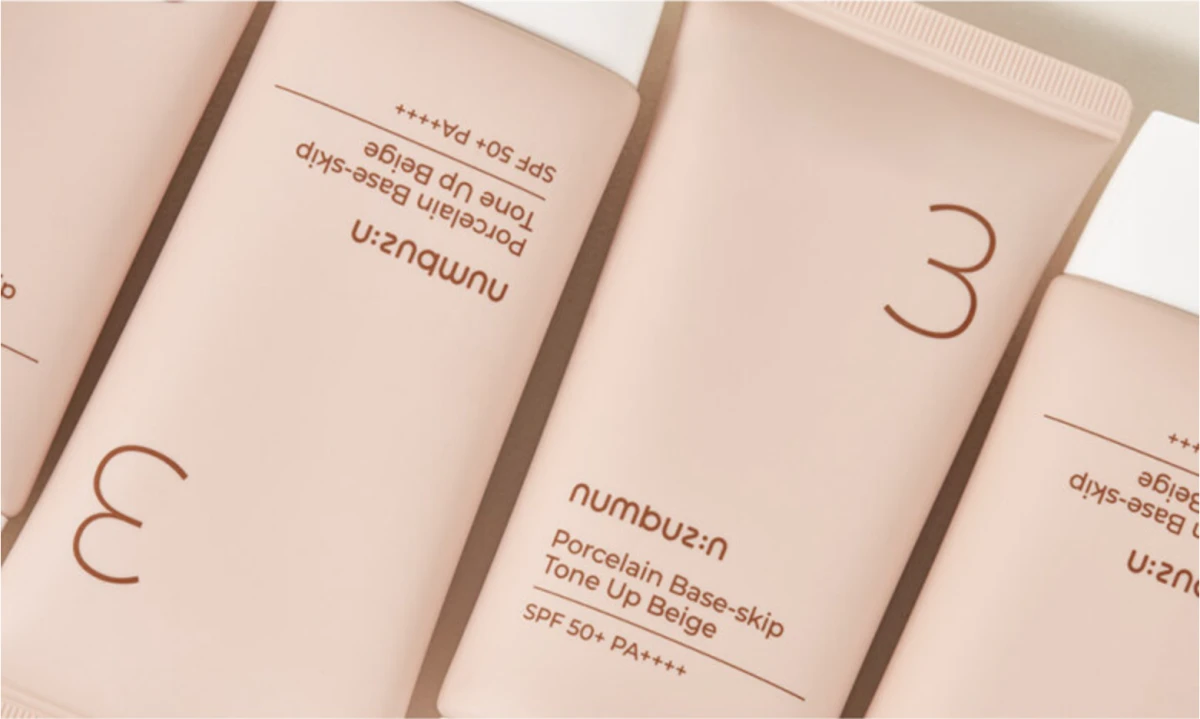 numbuzin No. 3 Porcelain Base-skip Tone Up Beige